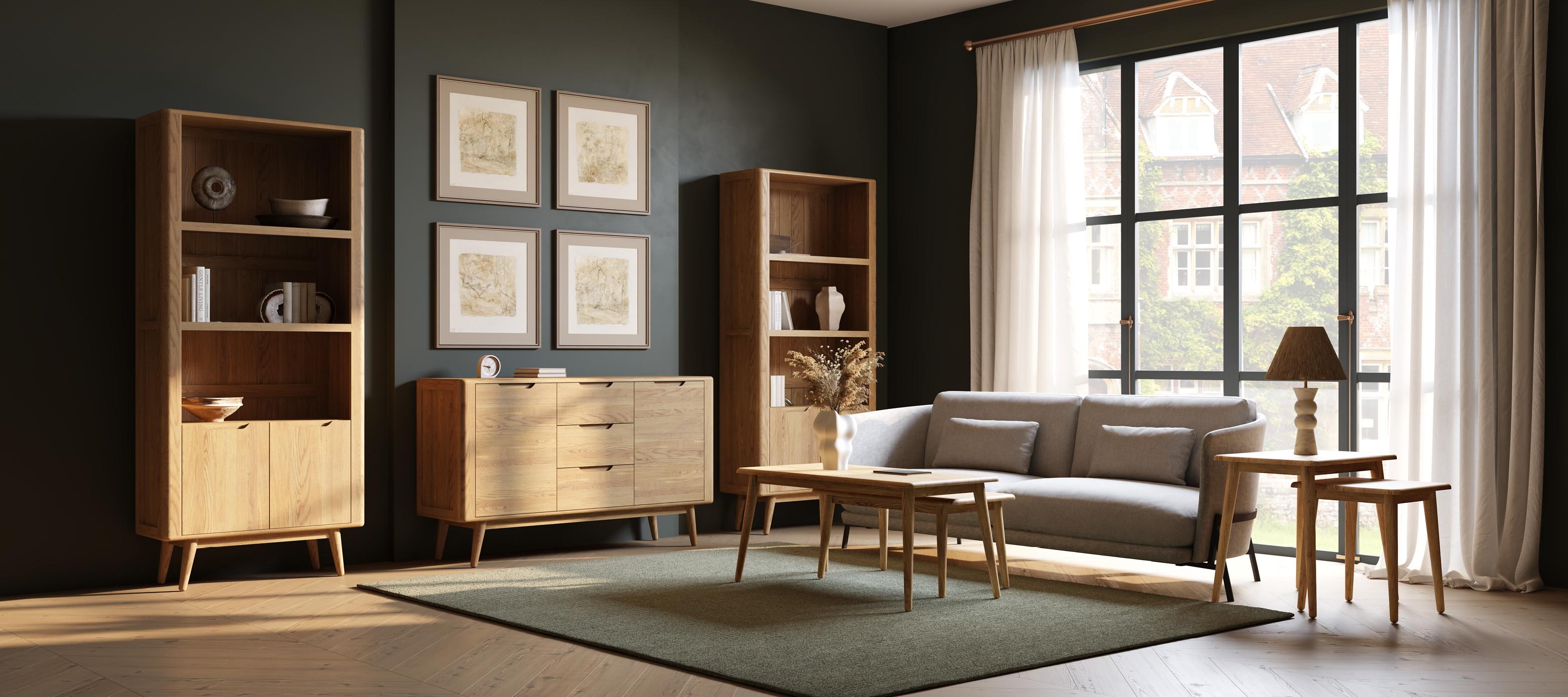 Rosa Solid Oak Large Sideboard