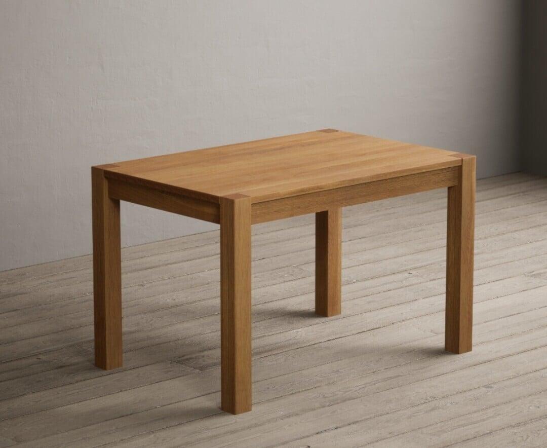 Thetford 120cm Oak Dining Table | Oak&More